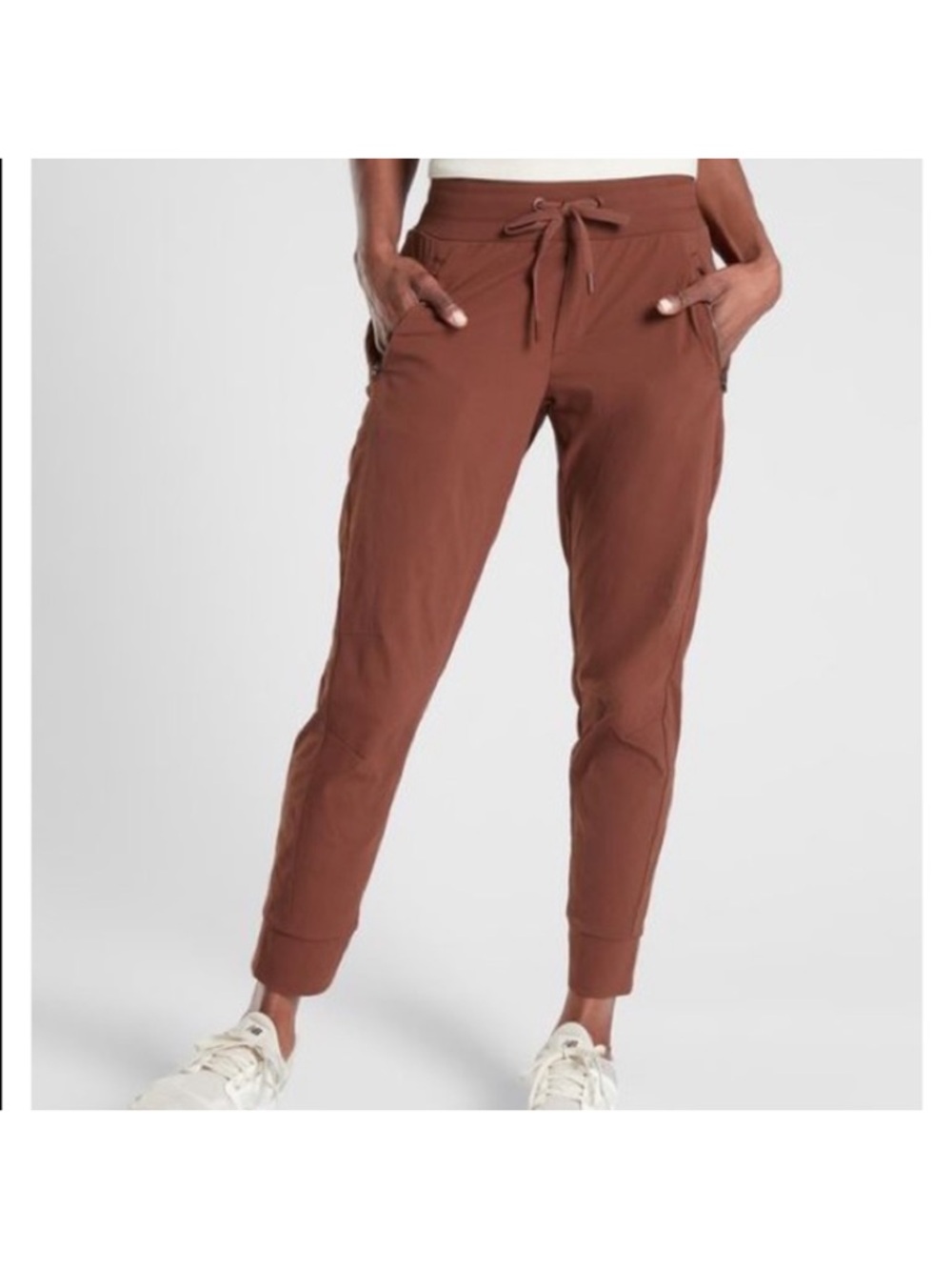 Athleta Trekkie North Jogger| Cognac Brown | size 6